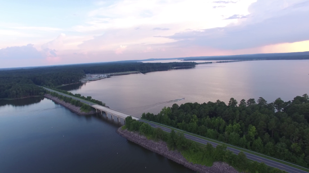 Jordan Lake aerial