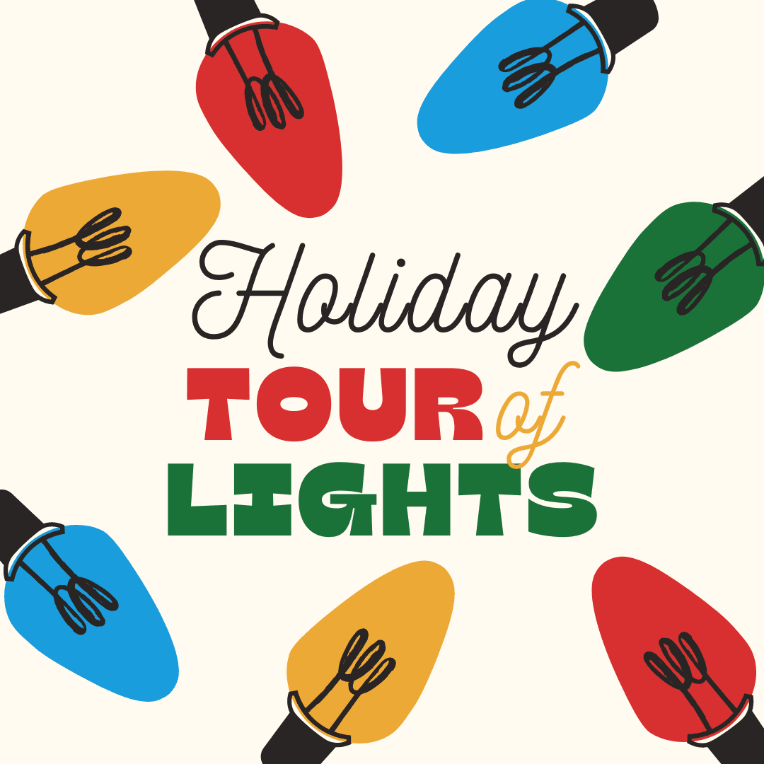 holiday tour of lights graphic