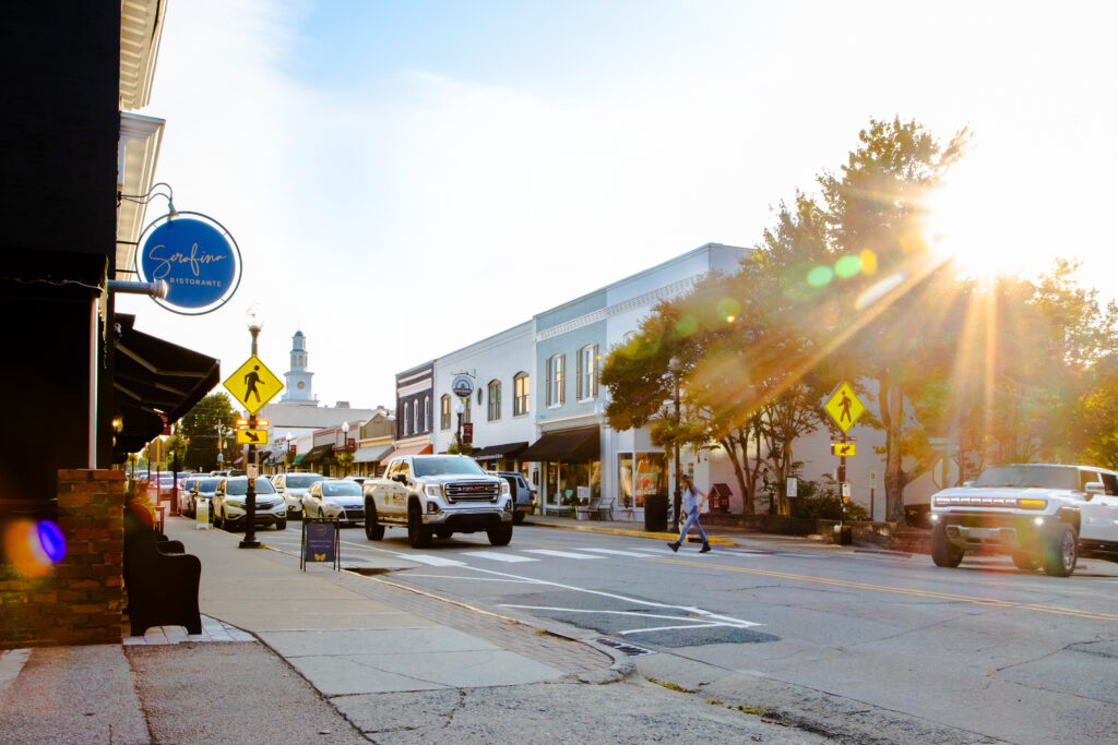 Downtown Apex from Salem Street