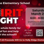 Spirit Night – Open to the Public – to support Holly Ridge Elementary School at Rock Solid Warrior South Apex