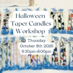 Custom Halloween Taper Candles Workshop at Adventures in Bloom – 10/8/26